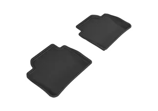 3D MAXpider Kagu 2nd Row Floormats For 12-20 BMW 3/4 Series F30/F36 - Black